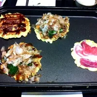 Snapdishの料理写真:お家でお好み焼き‼|川地杏梨さん