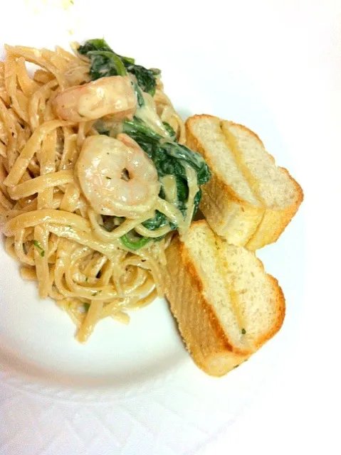 shrimp cream pasta|Yoshinaさん