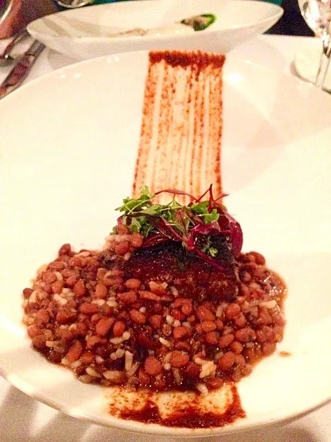 short rib and hoppin john at america eats|lanchi bombalierさん