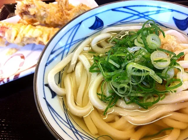 Snapdishの料理写真:かけうどん @丸亀製麺|ちぃたさん