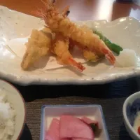 Snapdishの料理写真:天ぷら定食|bashy_tqさん