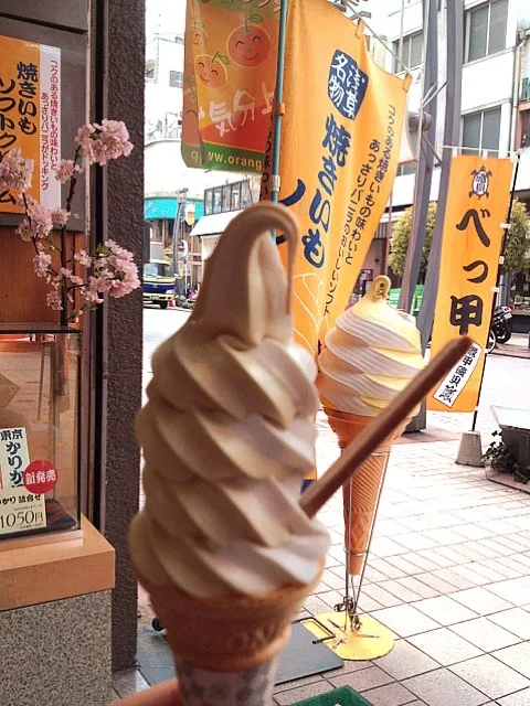 浅草芋きんの芋きんソフト♡|せいこ♡さん