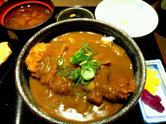 どんぶり定食　今日はカツカレー丼|Tatsuyaさん