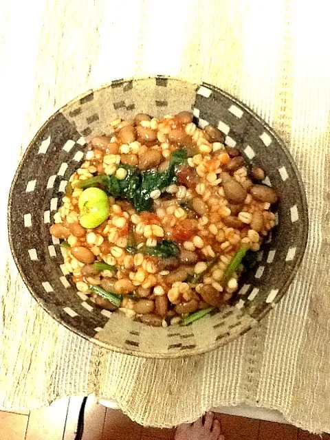 bean and barley tomato stew|Kirsten Adachiさん