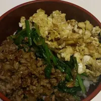 三色丼|ゆいさん