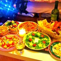 Snapdishの料理写真:クリスマスディナー|みっふぃーさん