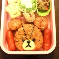 くまのがっこう弁当|もりりんさん