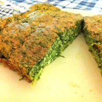 Frittata con ricotta e spinaci