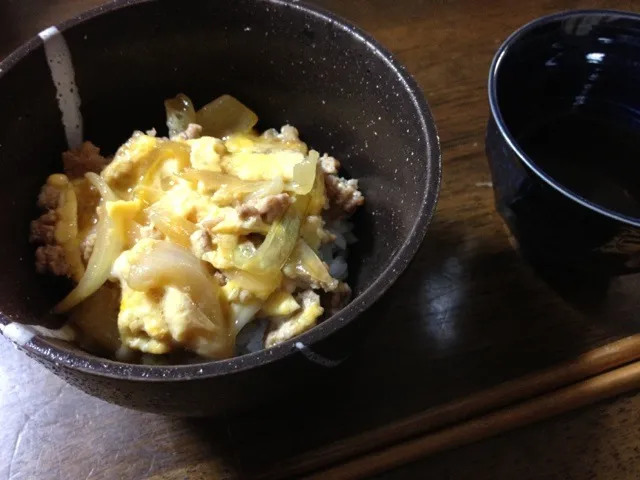 親子丼、蕎麦|高原麻佑花さん