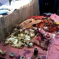 Grilled bone marrow, steak, and cauliflower|Fawn Brownさん