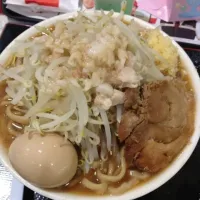 Snapdishの料理写真:味玉ラーメン大盛り、全盛り