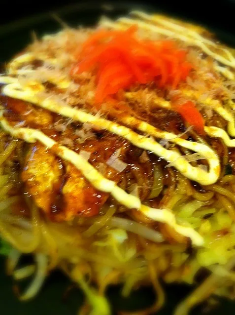 広島風お好み焼き出来上がり( ´ ▽ ` )ﾉ|てっどさん