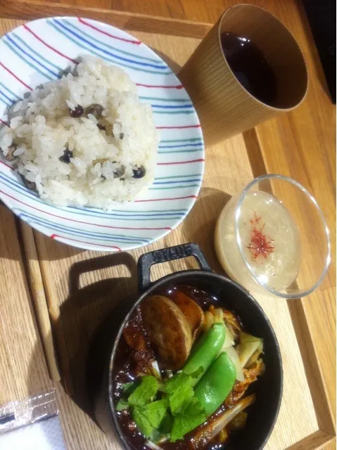 Snapdishの料理写真:ボルシチと参鶏湯|ともこさん