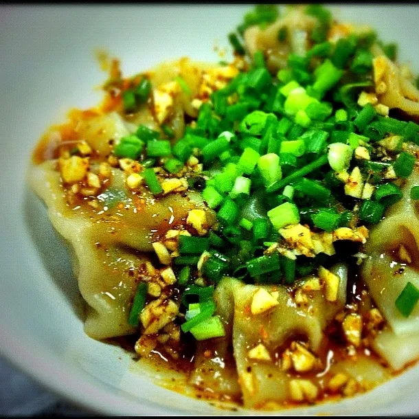 spicy szechuan wonton|nuttyさん