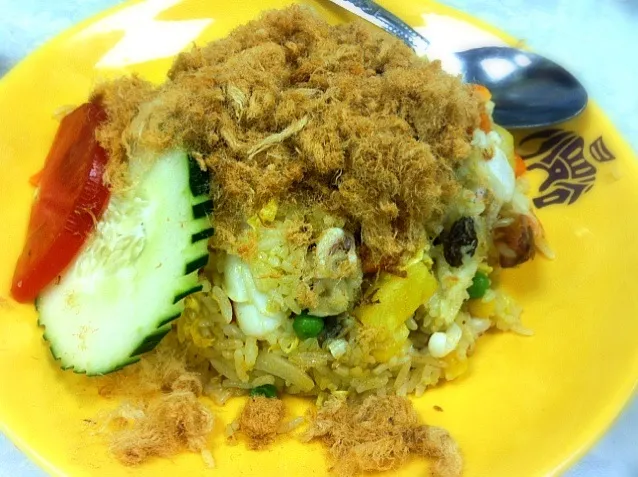 Seafood pineapple fried rice|PeonyYanさん