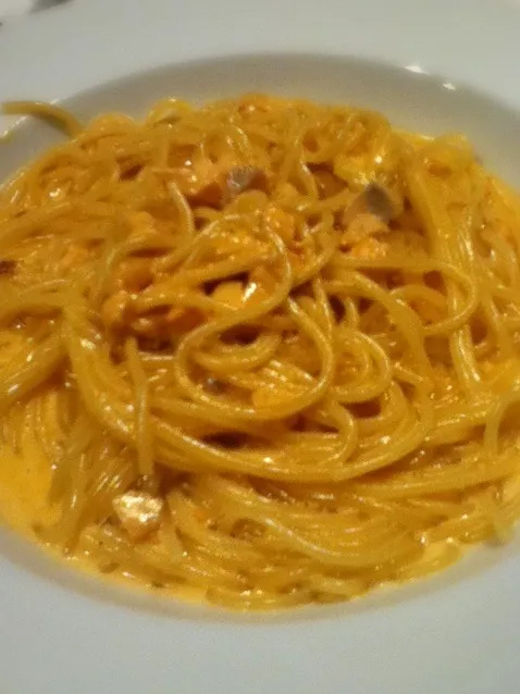 サーモンのクリームソース|yuさん