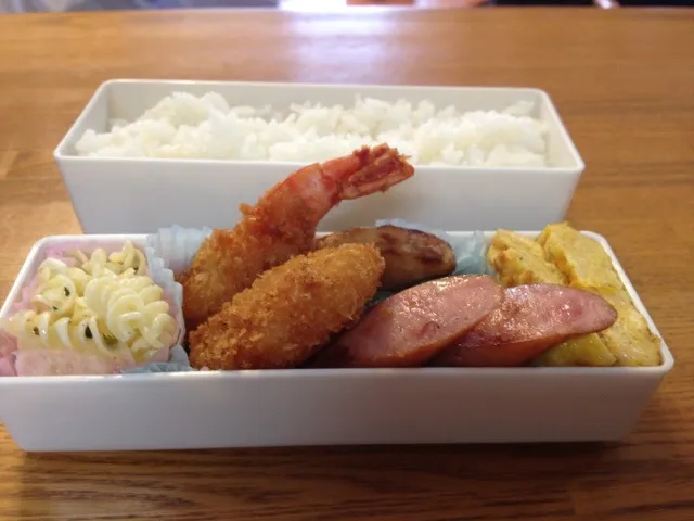 エビフライ弁当|さとちゃんさん