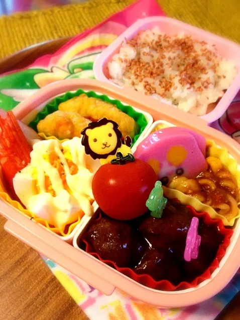 4月学童保育の最後のお弁当♪|yukoさん