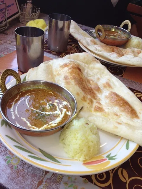 かぼちゃカレーとナン|しほさん