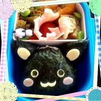 Snapdishの料理写真:黒ネコのお弁当|vaniraさん