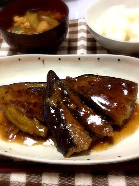 茄子の挟み焼き 甘酢あんかけ|♡よっしー♡さん