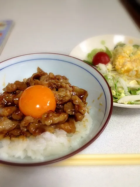 豚バラ丼|すみれさん