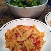 Pasta with leeks and chicken|Suzanne Stavertさん