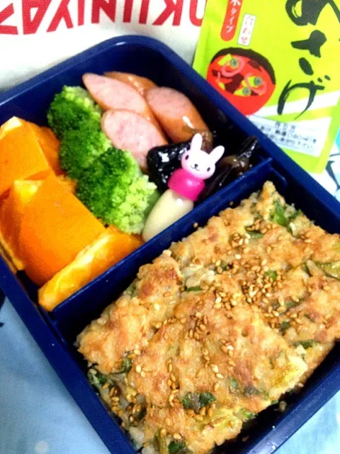 買い物に行ってない弁当＿|￣|○ たまごかけツナごはん焼き（笑）|しーさん