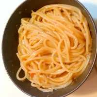 Snapdishの料理写真:カニクリームソーススパゲッティ|mayaさん