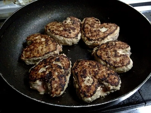 ハートのハンバーグ、お弁当〜|rikoさん