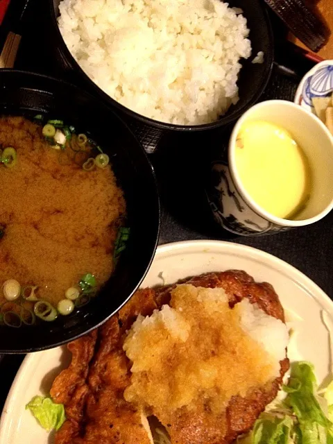 南蛮おろしポン酢定食|チカさん