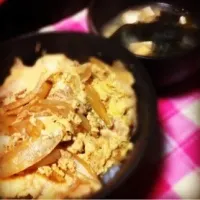 親子丼 お味噌汁|ちょこころね♪さん