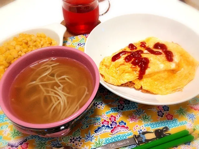 オムライスと生姜麺|矢橋じゅりさん