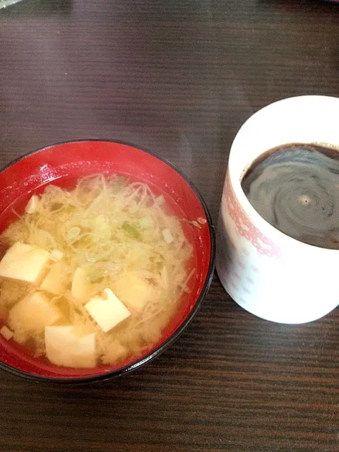 朝ご飯⁉味噌汁といつものコーヒー|renkoさん