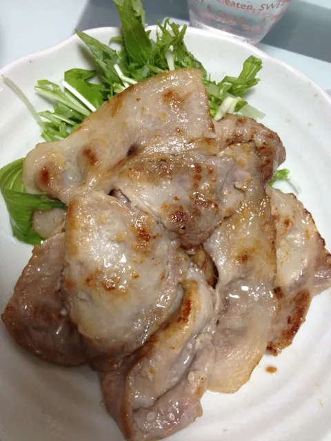 豚肉の塩麹焼き|mamesayaさん