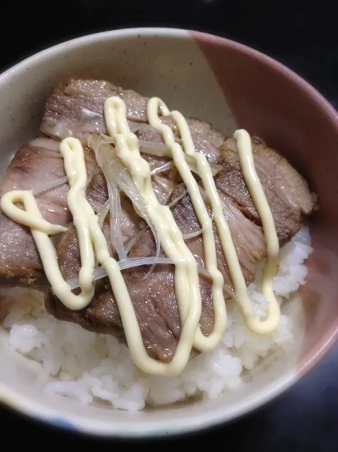 手作りチャーシューのチャーマヨ丼|gourmet farmさん