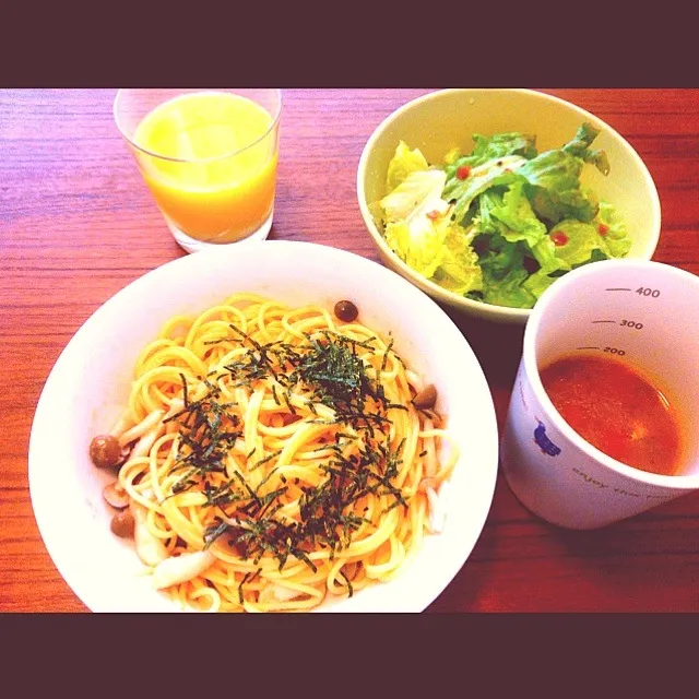 明太子パスタとsoup|pmanさん