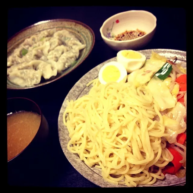 またまた、つけ麺と水餃子|きむらゆういちさん