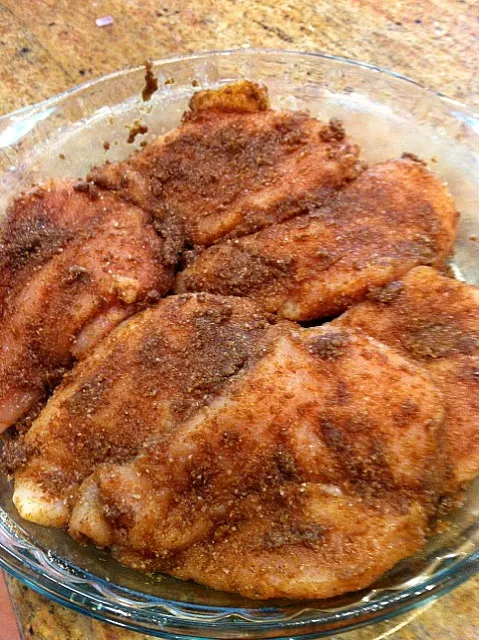 tandori chicken-- in the making|lee ann erlbaumさん