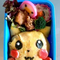 Snapdishの料理写真:ピカチュウオムライス|純さん