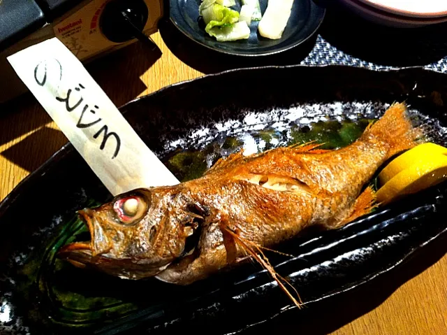 Snapdishの料理写真:高級魚！のどぐろ|しょーこさん