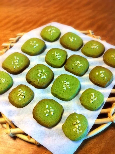 matcha green tea cookies 抹茶クッキー|Sakikoさん