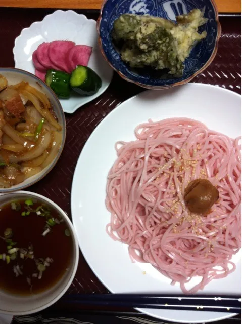 さくらんぼ麺と豚丼|ももさん