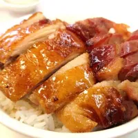 Snapdishの料理写真:BBQ Duck&Pork with rice|JJ Teeraさん