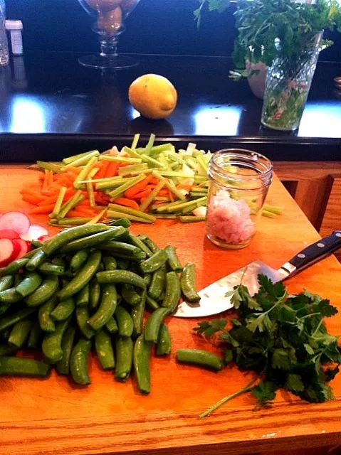 halibut and spring vegetables|K Goodnessさん