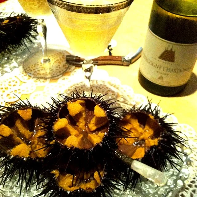 🍸sea urchin with white wine|tayukoさん