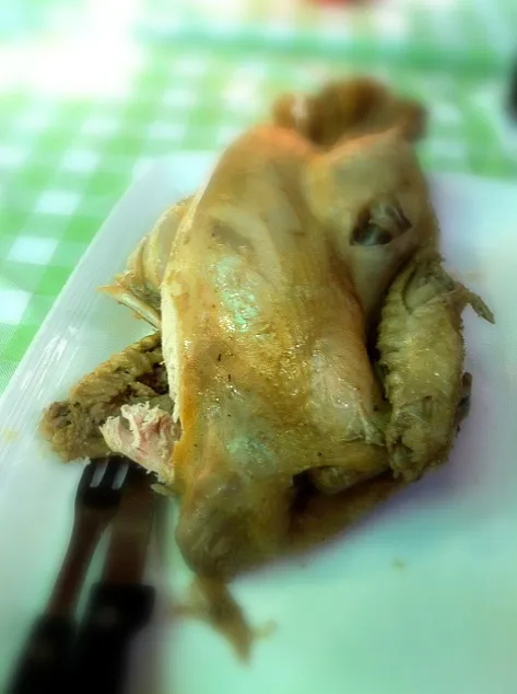 ไก่ไทยต้มน้ำปลา(เสิร์ฟเป็นตัวๆ)|sasiさん