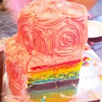 Rainbow Birthday Cake|kermilah mahariさん