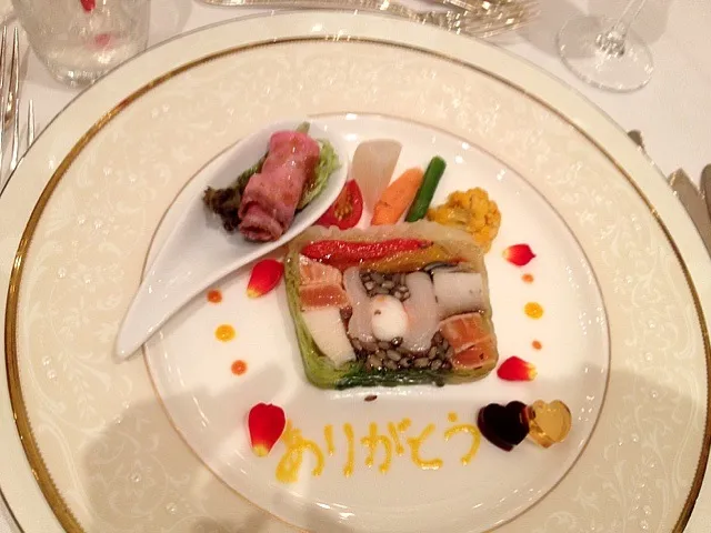 Snapdishの料理写真:結婚披露宴でー|coppechanさん