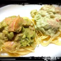 サーモンとアボカドのパスタ|☮koko☮さん